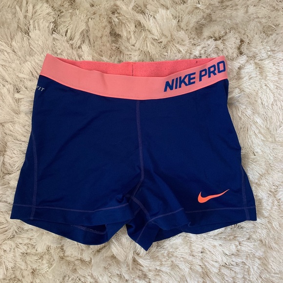 nike pro gymnastics shorts